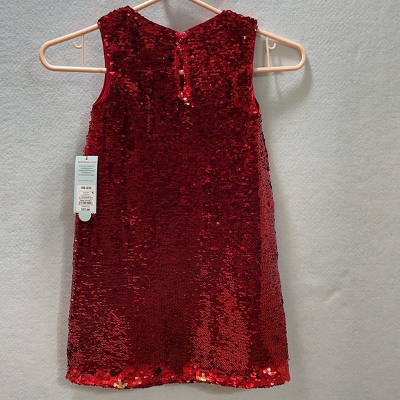 Cat & Jack Reversible Sequin Snowflake Dress - Picture 6 of 12